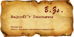 Bajczár Zsuzsanna névjegykártya